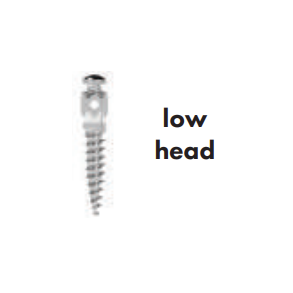 TADS VL WITH BUTTON HEAD low head, 2&Oslash;, length 8mm
