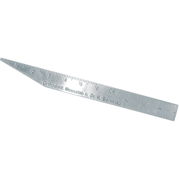 ORTHODONTIC RULER BERNKLAU