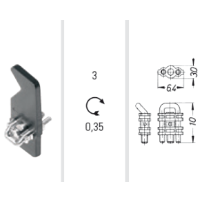 SKELETAL SECTOR SCREWS ANGLED 3MM SHORT