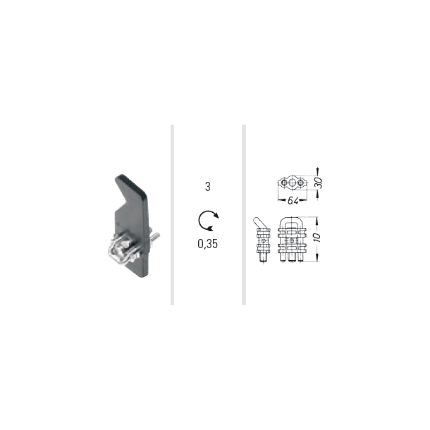 SKELETAL SECTOR SCREWS ANGLED 3MM SHORT