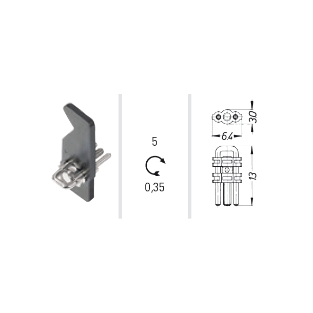 SKELETAL SECTOR SCREWS STRAIGHT 5MM