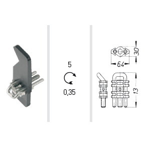 SKELETAL SECTOR SCREWS ANGLED 5MM