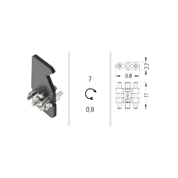 EXPANSION SCREWS 7MM UPPER JAW