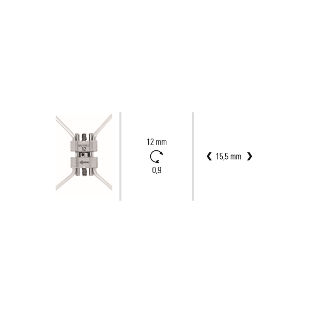 Palatal split screw type 'N'