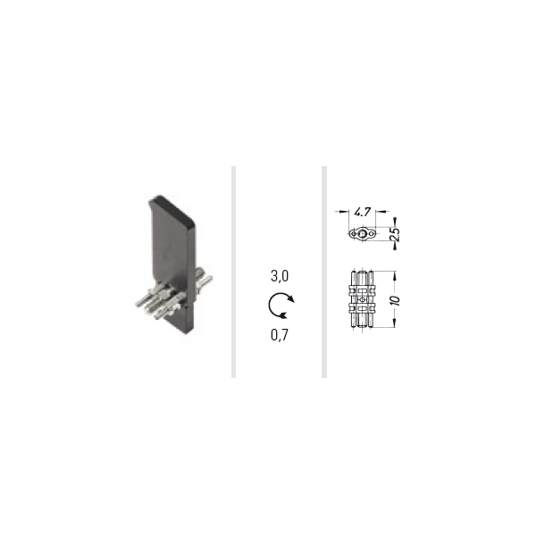 Micro expansion screw double guided