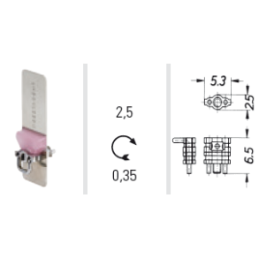 INTI MICRO PROTRUSION SCREW ANGULATED