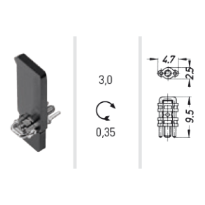 Micro protrusion screw