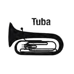 GC ELASTIKKER "MUSIK INSTRUMENTER" 50/PK