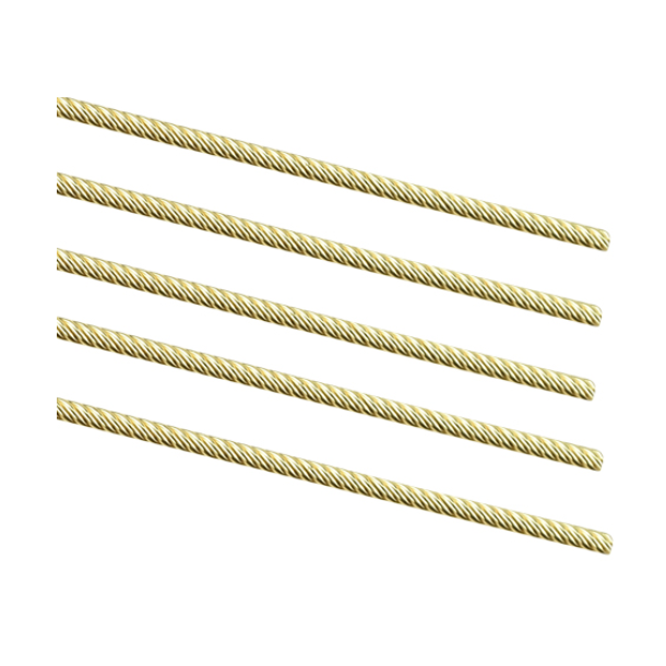 GOLD PENTA TWIST WIRE .0215