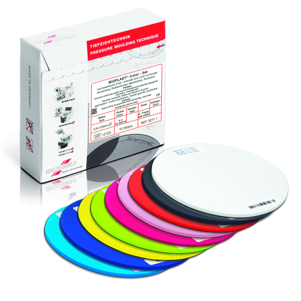 BIOPLAST red-clear 3.0x125 mm rd