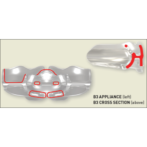 B3 MYOBRACE FOR BRACES MEDIUM CLEAR