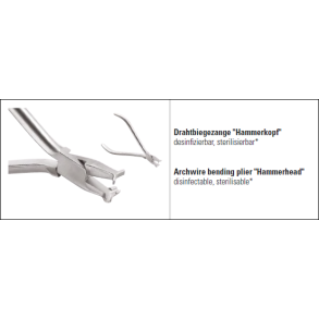 Arch bending plier Hammerhead