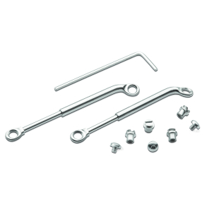 HERBST hinges w/hexagon nuts & key