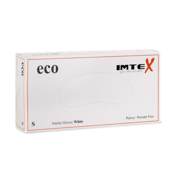 IMTEX ECO NITRIL HANDSKE WHITE