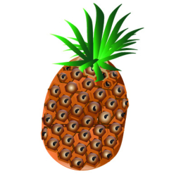 FORESTADENT ELASTIKKER "FRUGTER" - LATEX 10/PK