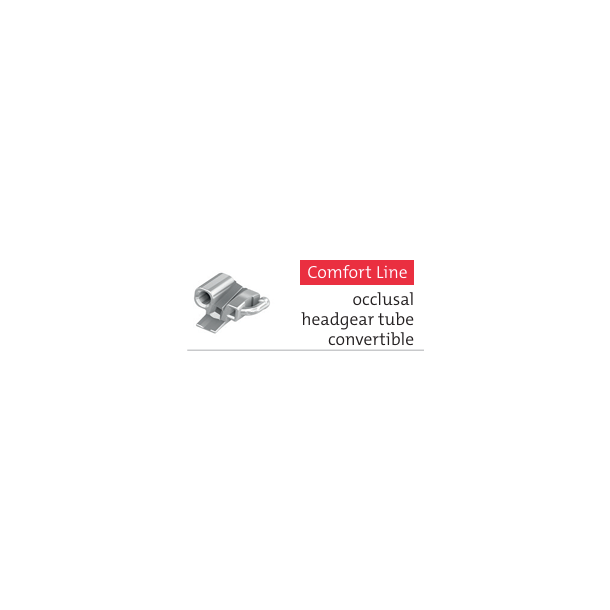 OCCLUSAL HEADGEAR TUBE MBT .018 and .022" MAX