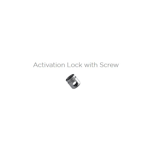 Activation Lock With Screw