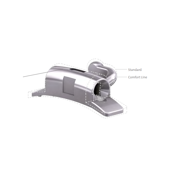 COMFORT BUCCAL LINE 3D TUBE EDGEWISE.022"