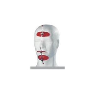 DYNAMIC FACE MASK RED VERTICAL adjust.