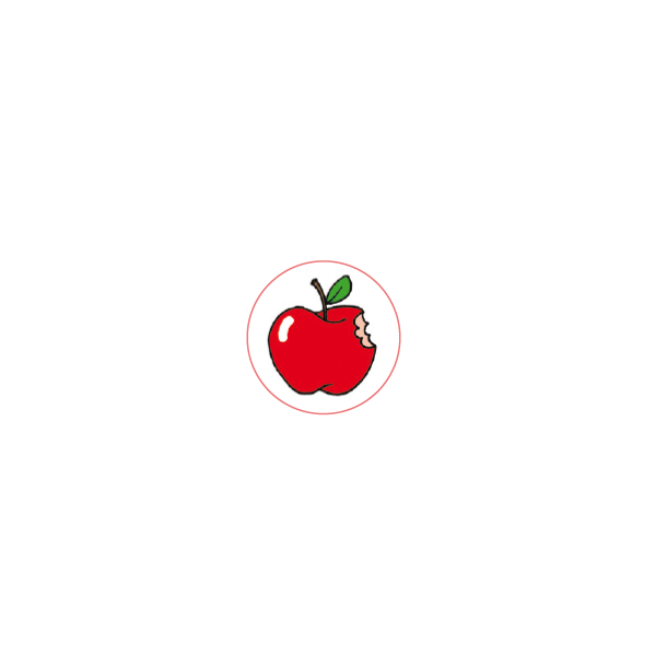 MOTIF FOR PLATES "APPLE"