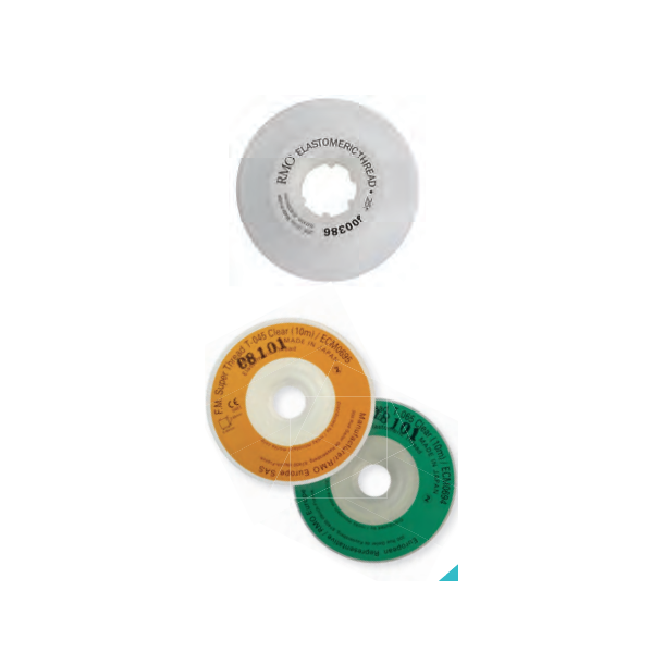 RMO ELASTIC TIE THREAD SQUARE AND ROUND IN CLEAR